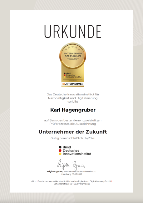 Urkunde 2025
